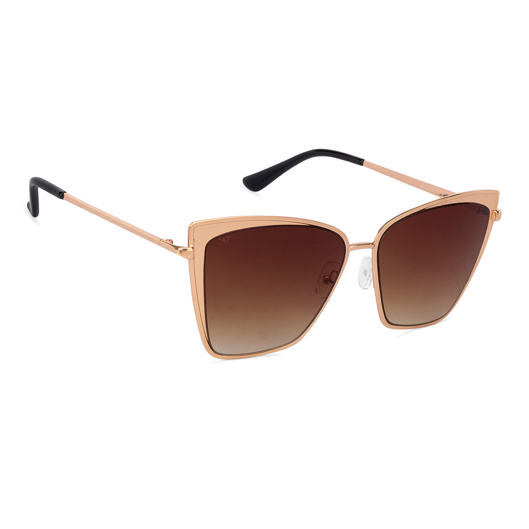 Vincent Chase Online Gold Full Rim Cat Eye left side