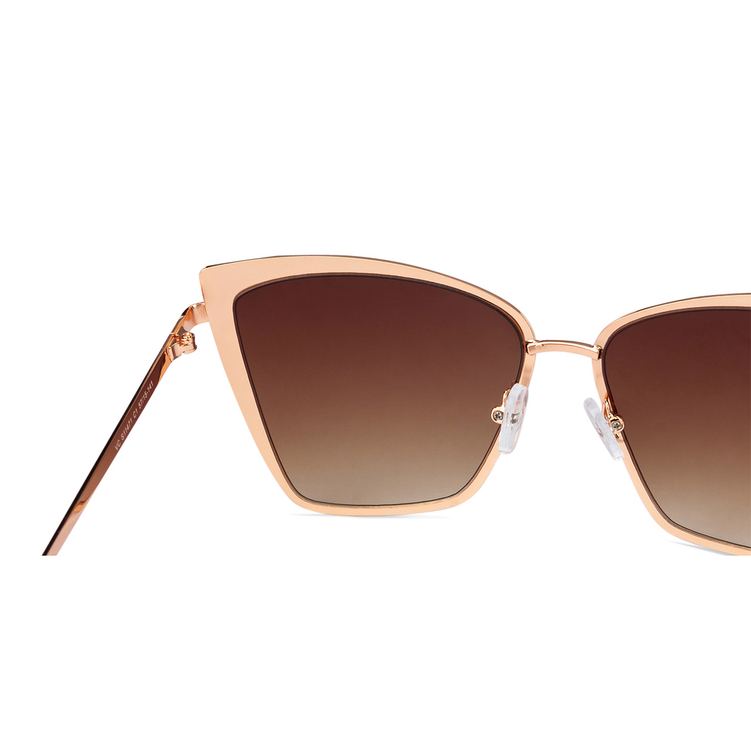Vincent Chase Online Gold Full Rim Cat Eye right side