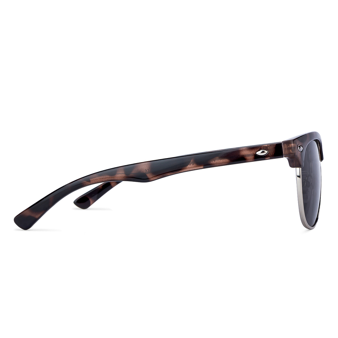 Hooper Silver Full Rim Clubmaster right side