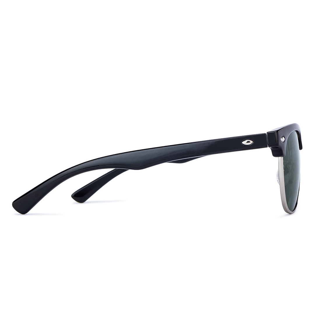 Hooper Dark Gunmetal Full Rim Clubmaster right side