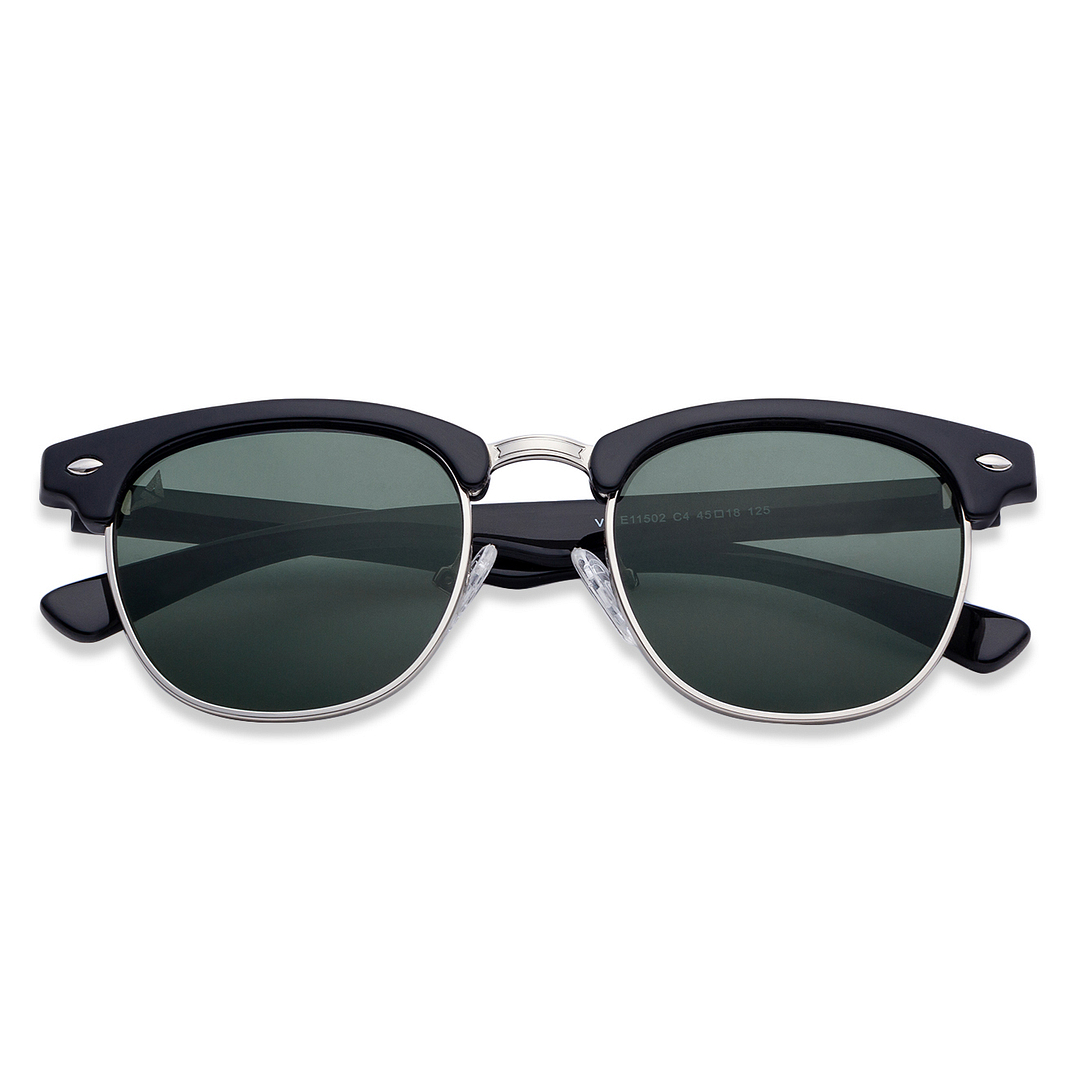 Hooper Dark Gunmetal Full Rim Clubmaster right side