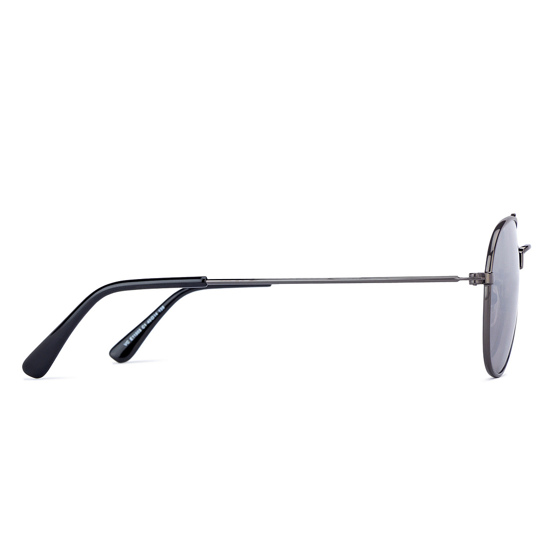 Hooper Mid Gunmetal Full Rim Aviator right side
