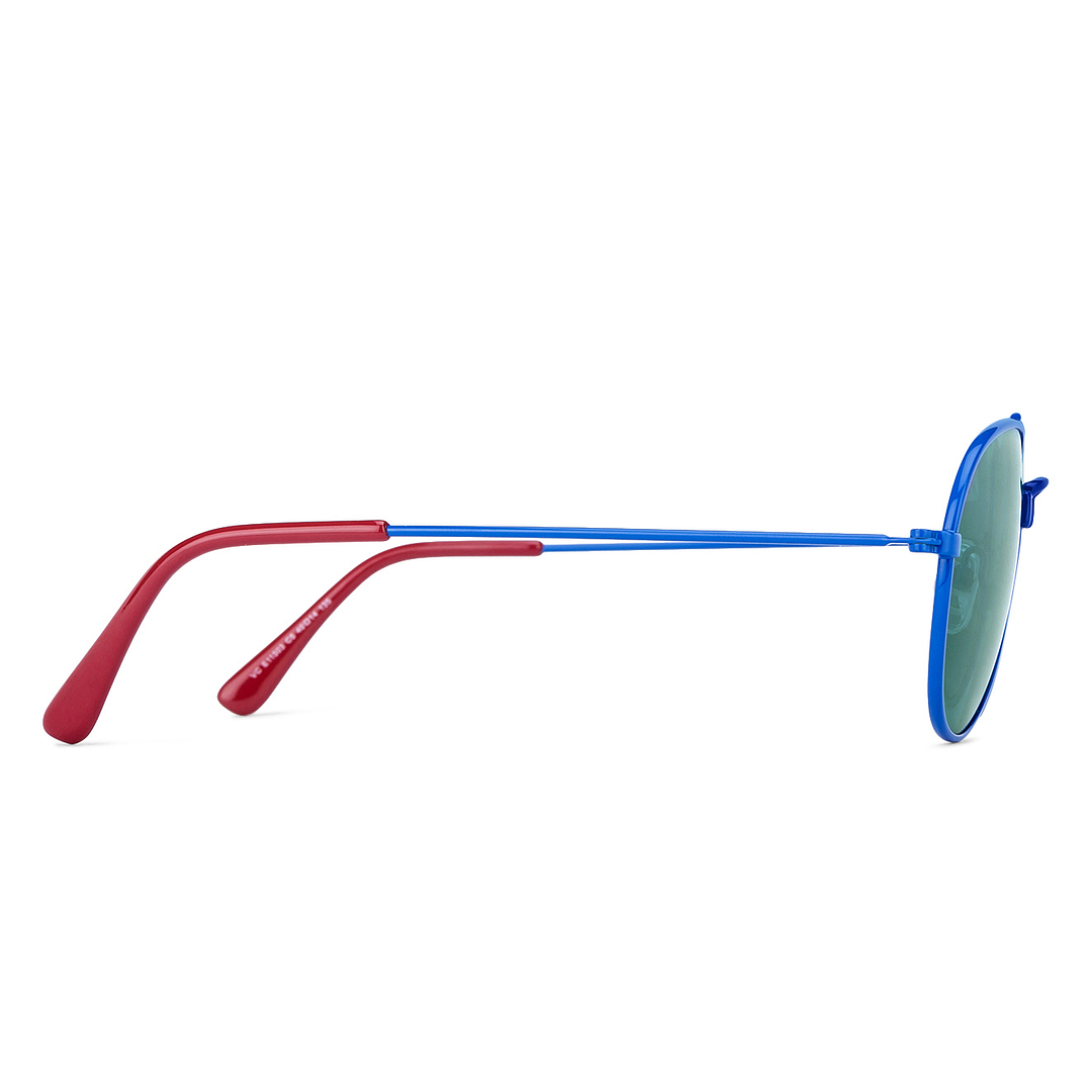 Hooper Sky Blue Full Rim Aviator right side