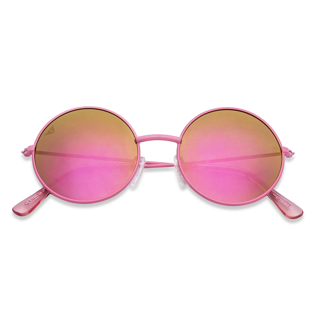 Hooper Pink Full Rim Round right side