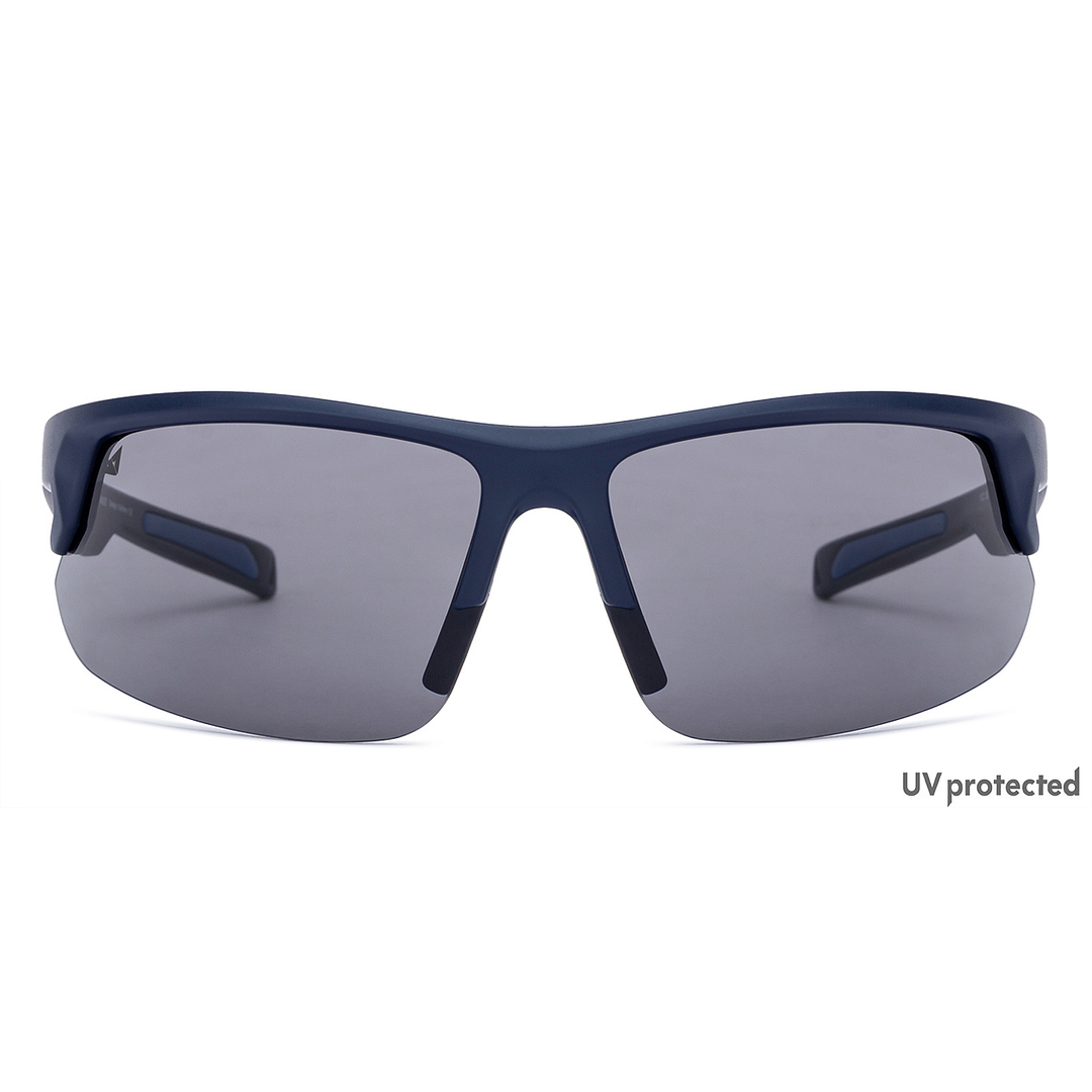 Vincent Chase Online Blue Half Rim Square left side