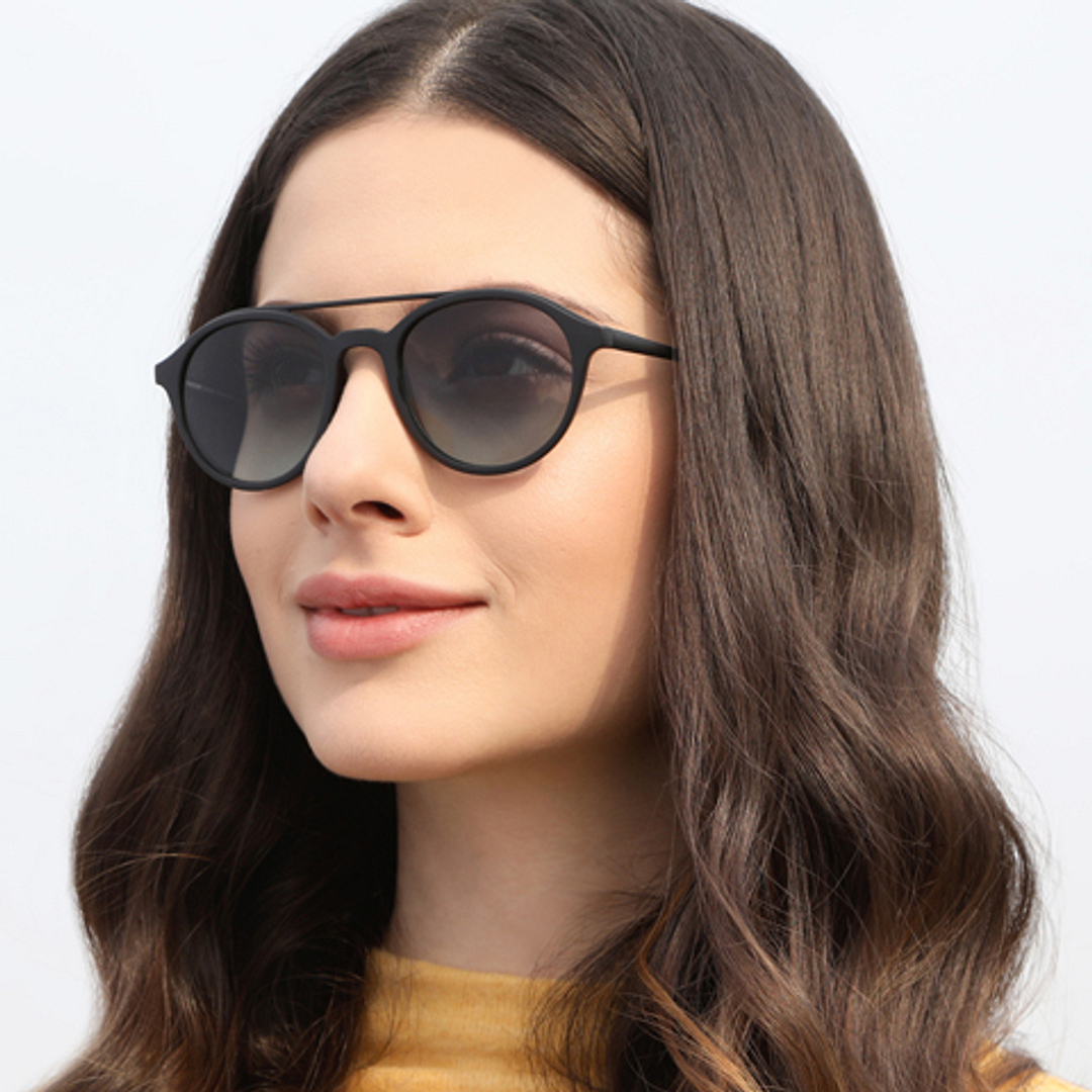 Vincent Chase Online Black Full Rim Round left side