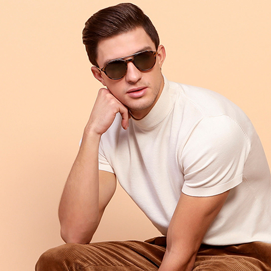 Vincent Chase Online Brown Full Rim Round right side