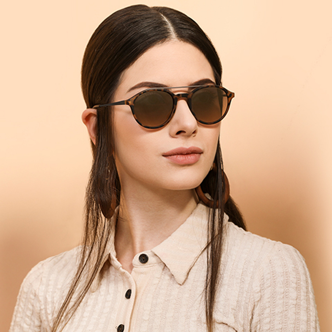 Vincent Chase Online Brown Full Rim Round left side