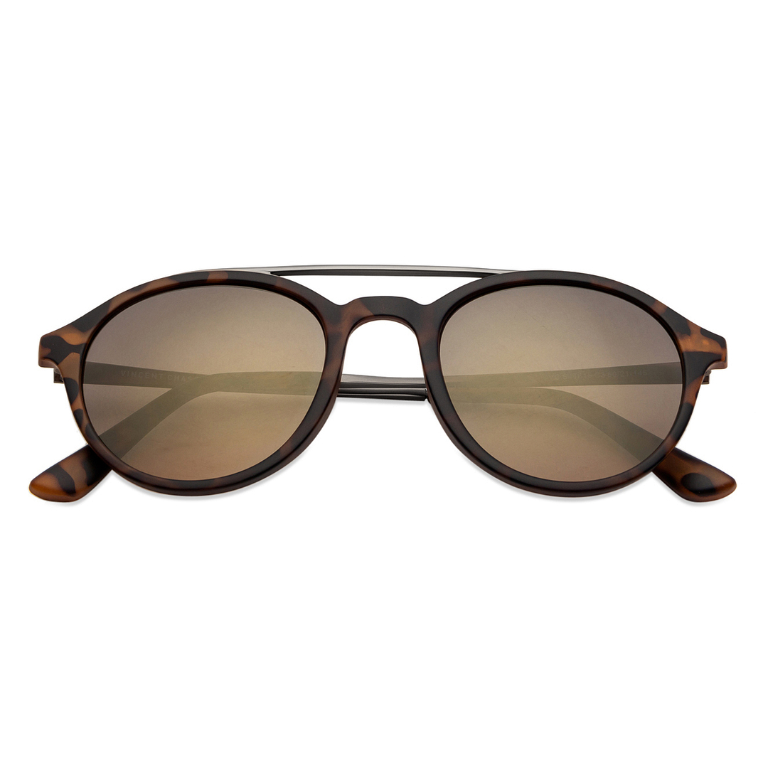 Vincent Chase Online Brown Full Rim Round left side