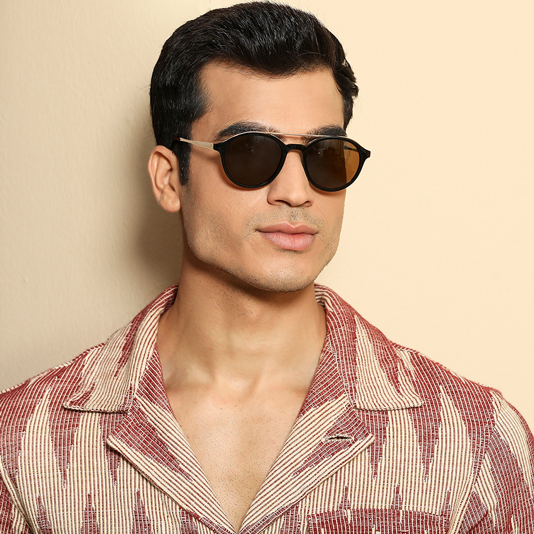 Vincent Chase Online Gold Full Rim Round right side