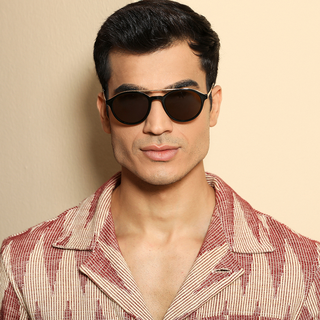 Vincent Chase Online Gold Full Rim Round right side