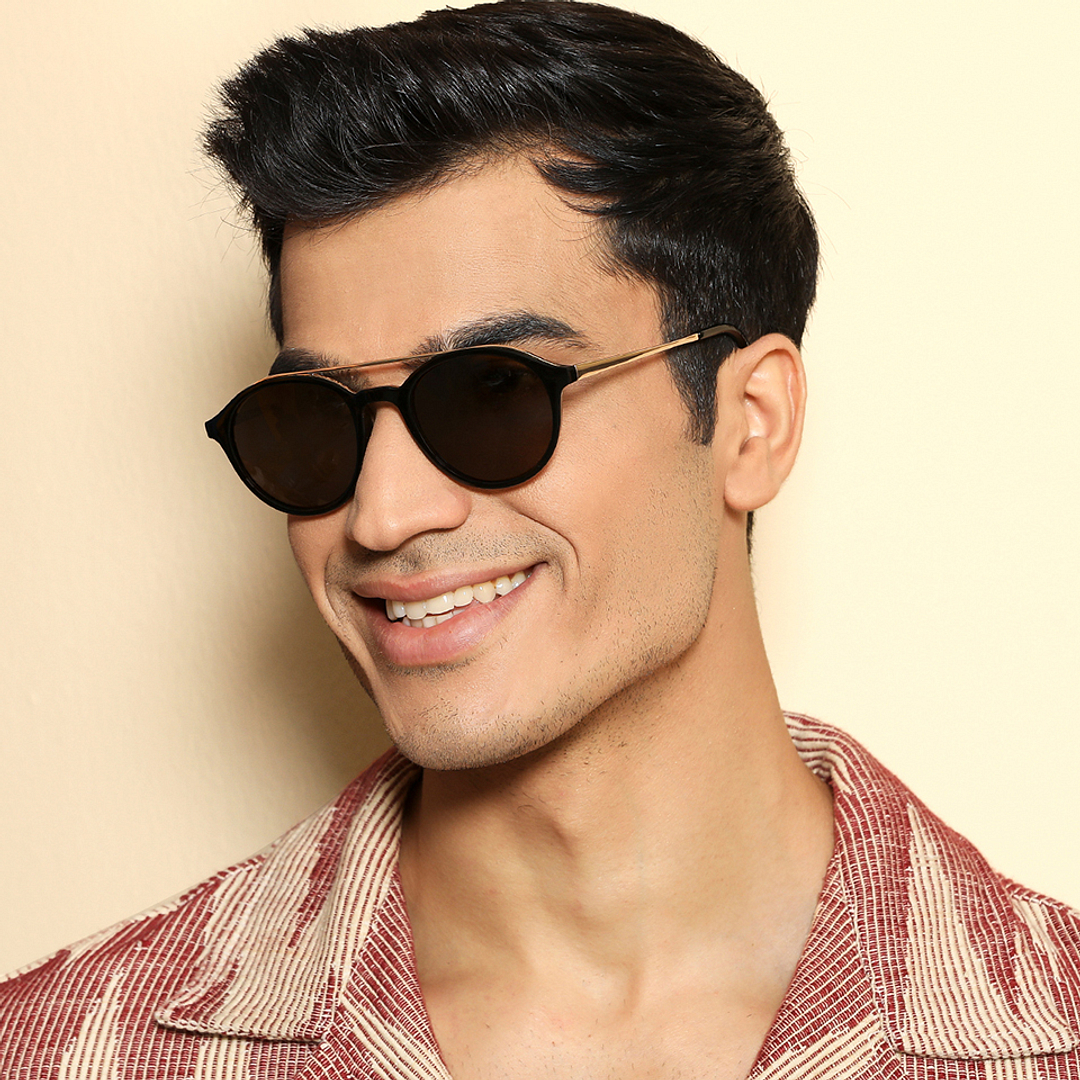 Vincent Chase Online Gold Full Rim Round left side