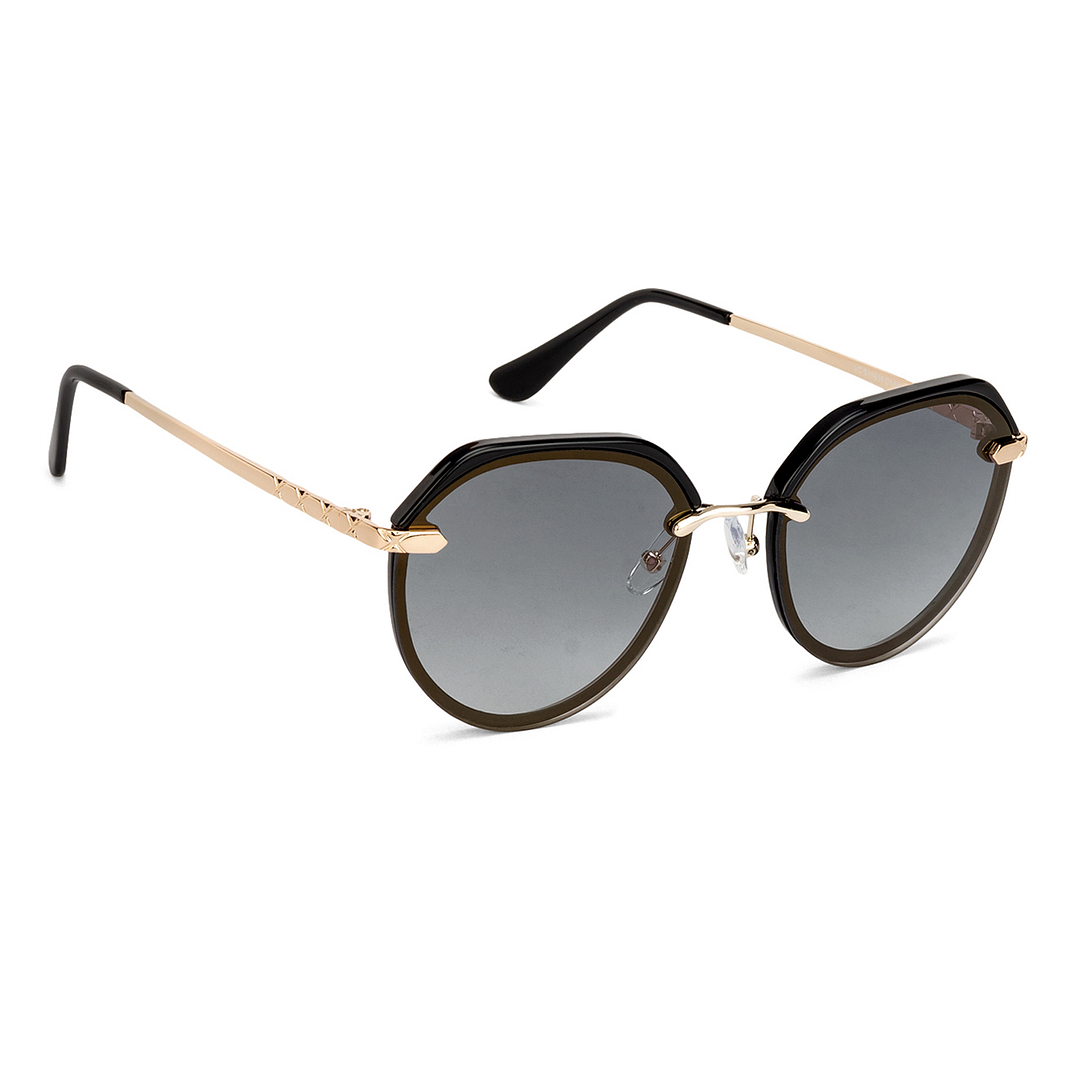 Vincent Chase Online Gold Full Rim Aviator left side