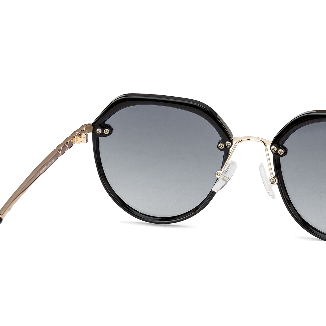 Vincent Chase Online Gold Full Rim Aviator left side