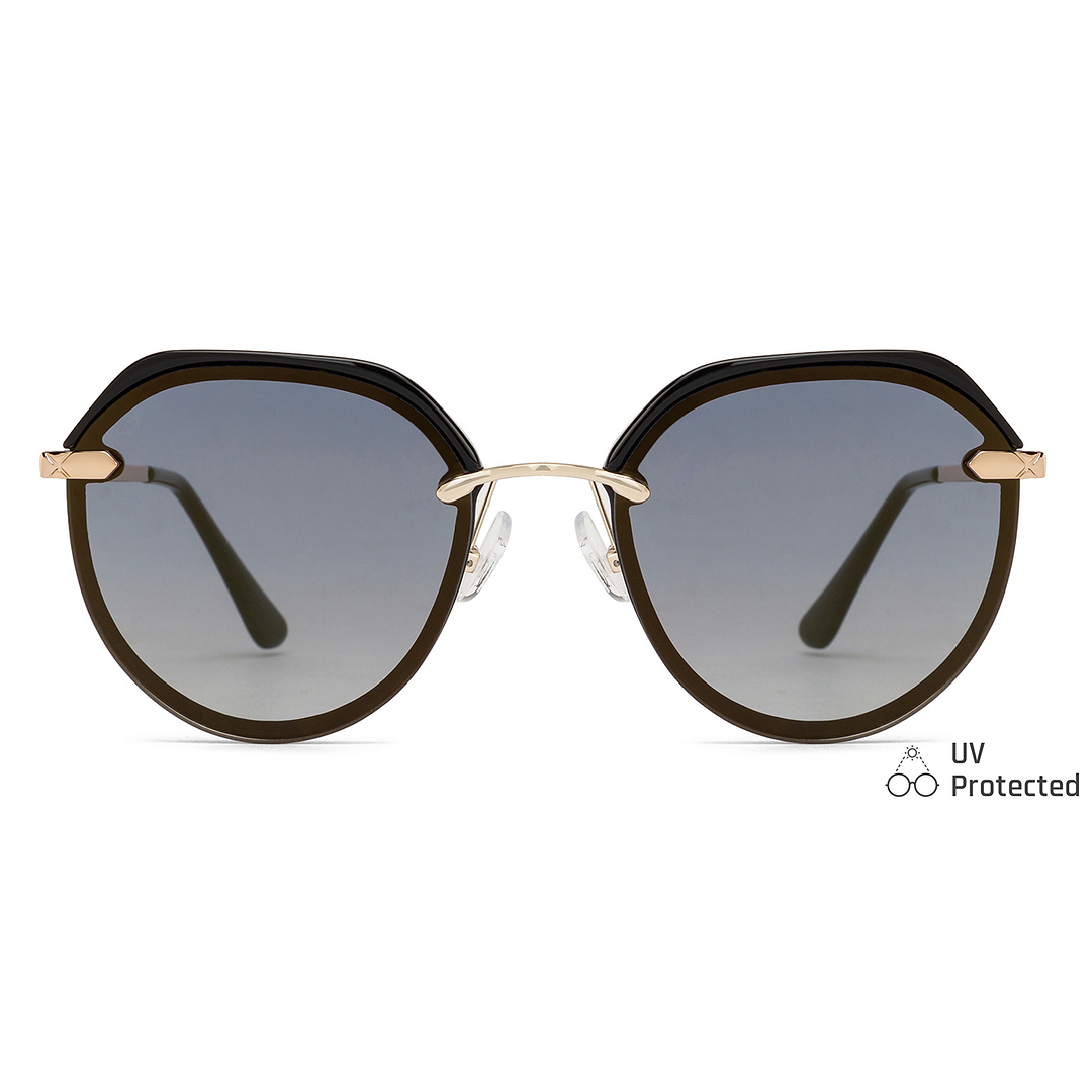 Vincent Chase Online Gold Full Rim Aviator left side