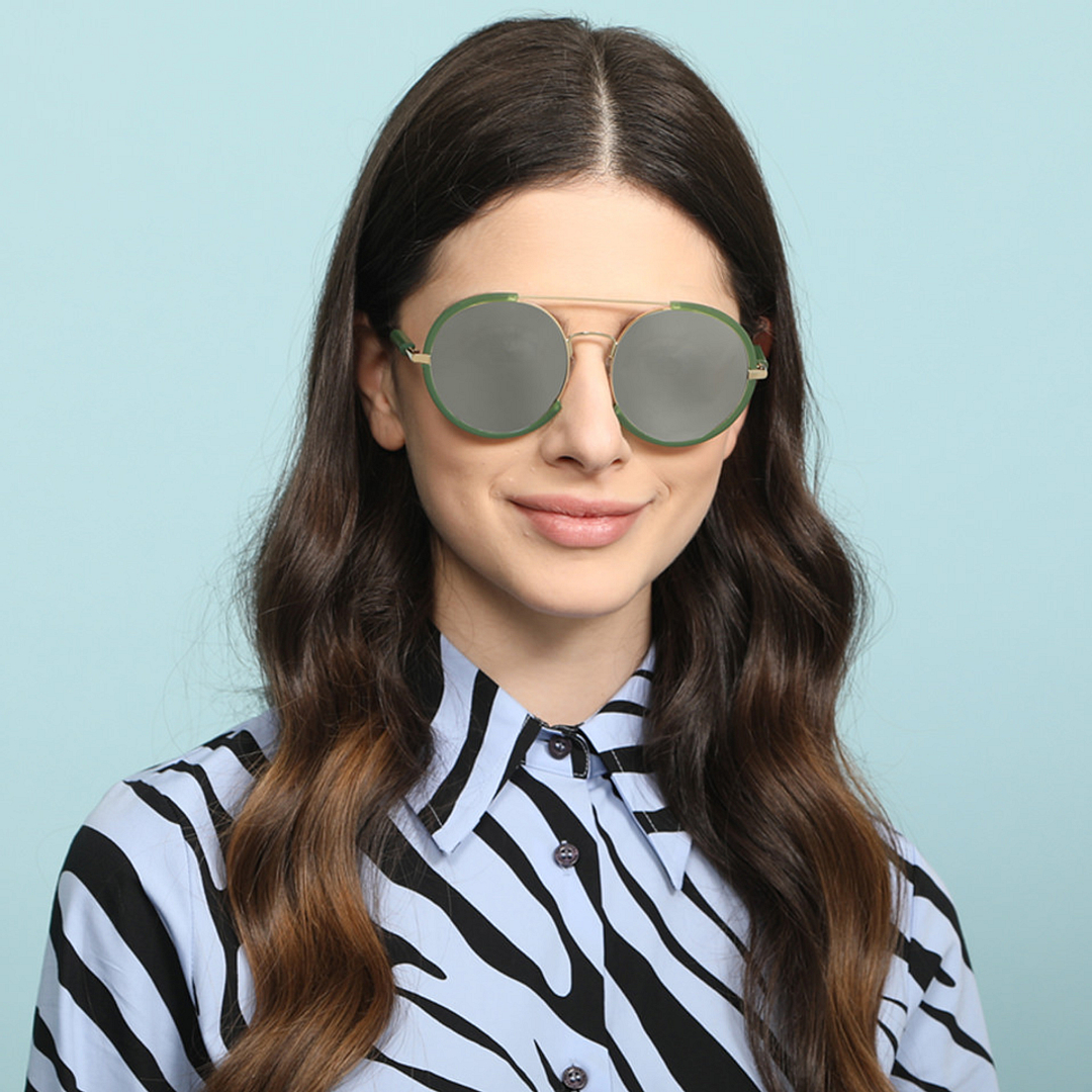 Vincent Chase Online Gold Full Rim Round left side