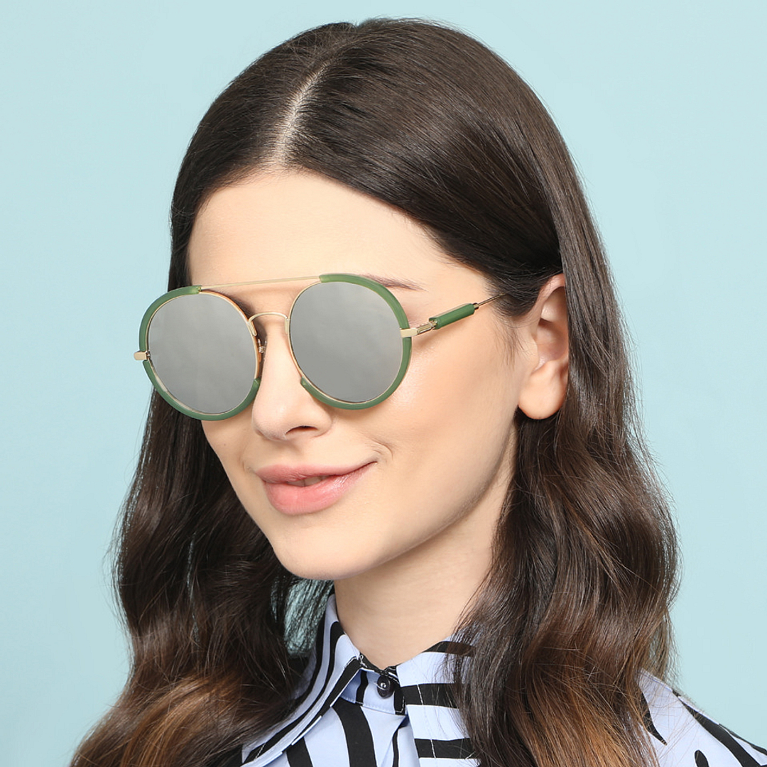 Vincent Chase Online Gold Full Rim Round left side