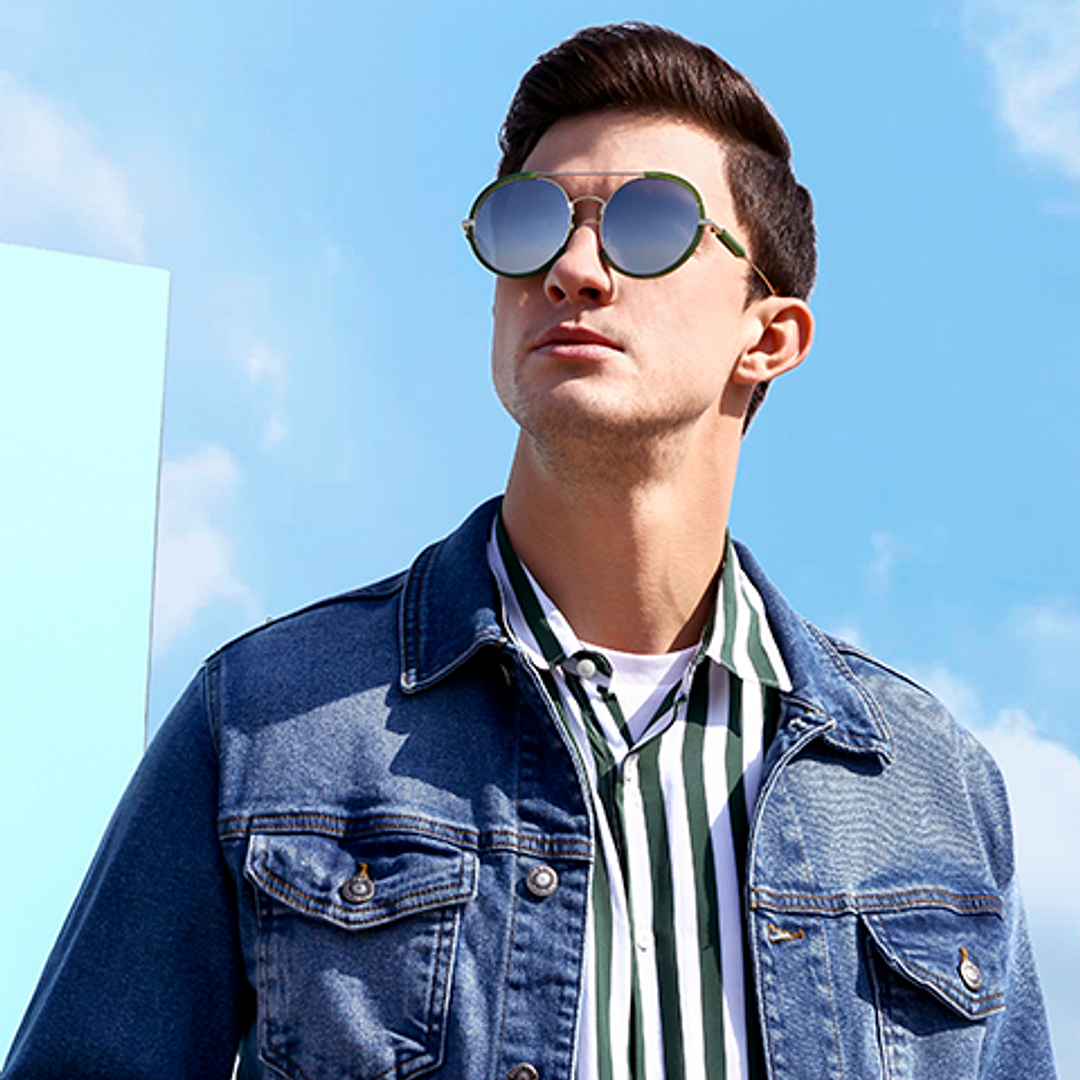 Vincent Chase Online Gold Full Rim Round left side