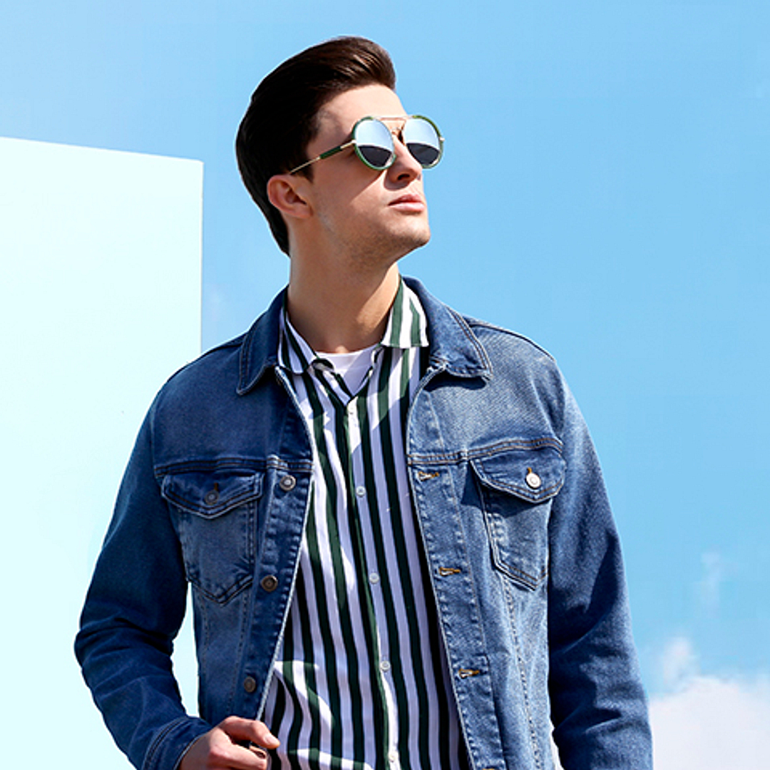 Vincent Chase Online Gold Full Rim Round left side