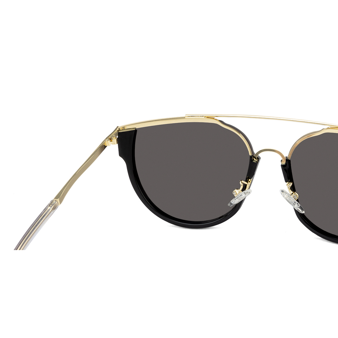 Vincent Chase Online Gold Full Rim Clubmaster left side