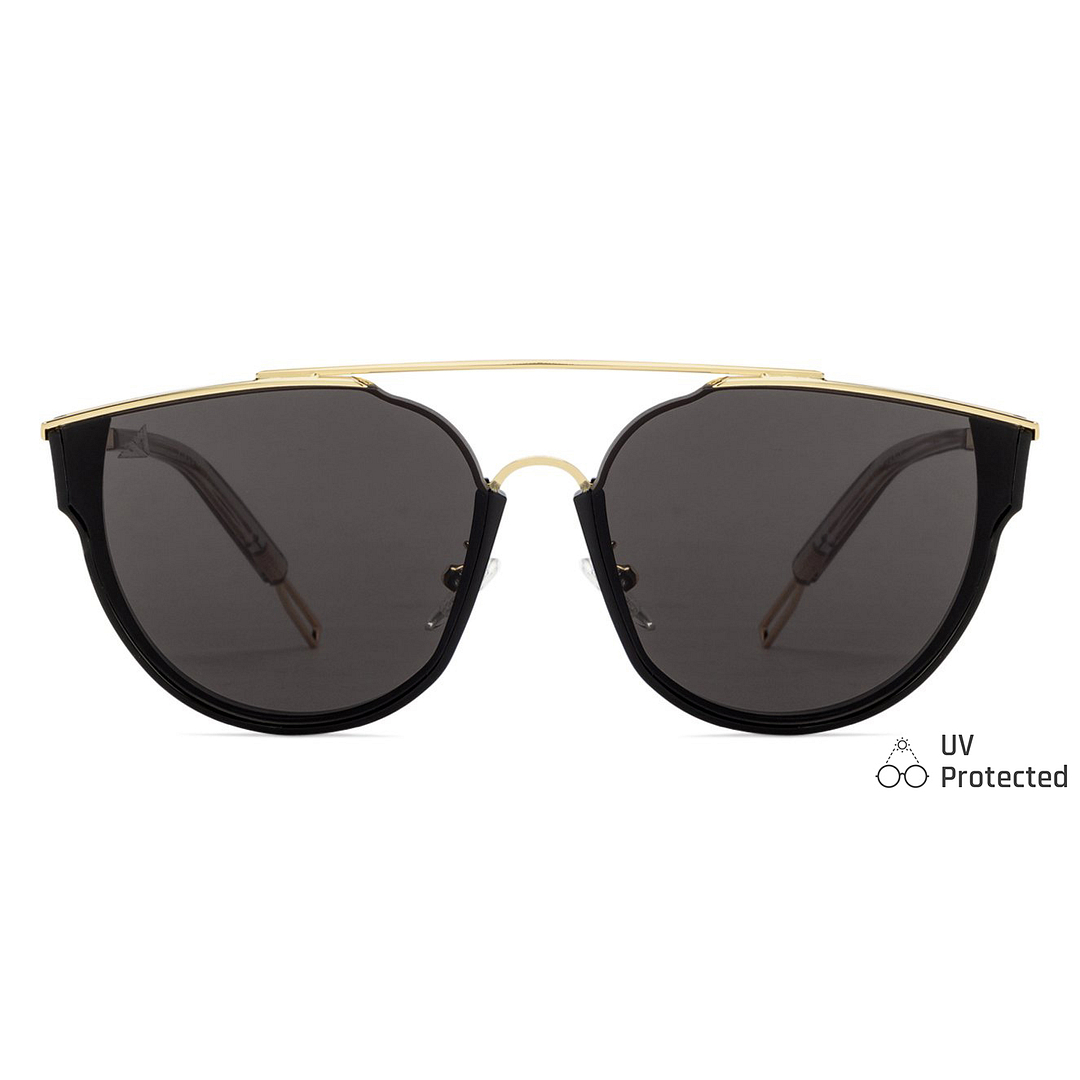 Vincent Chase Online Gold Full Rim Clubmaster left side