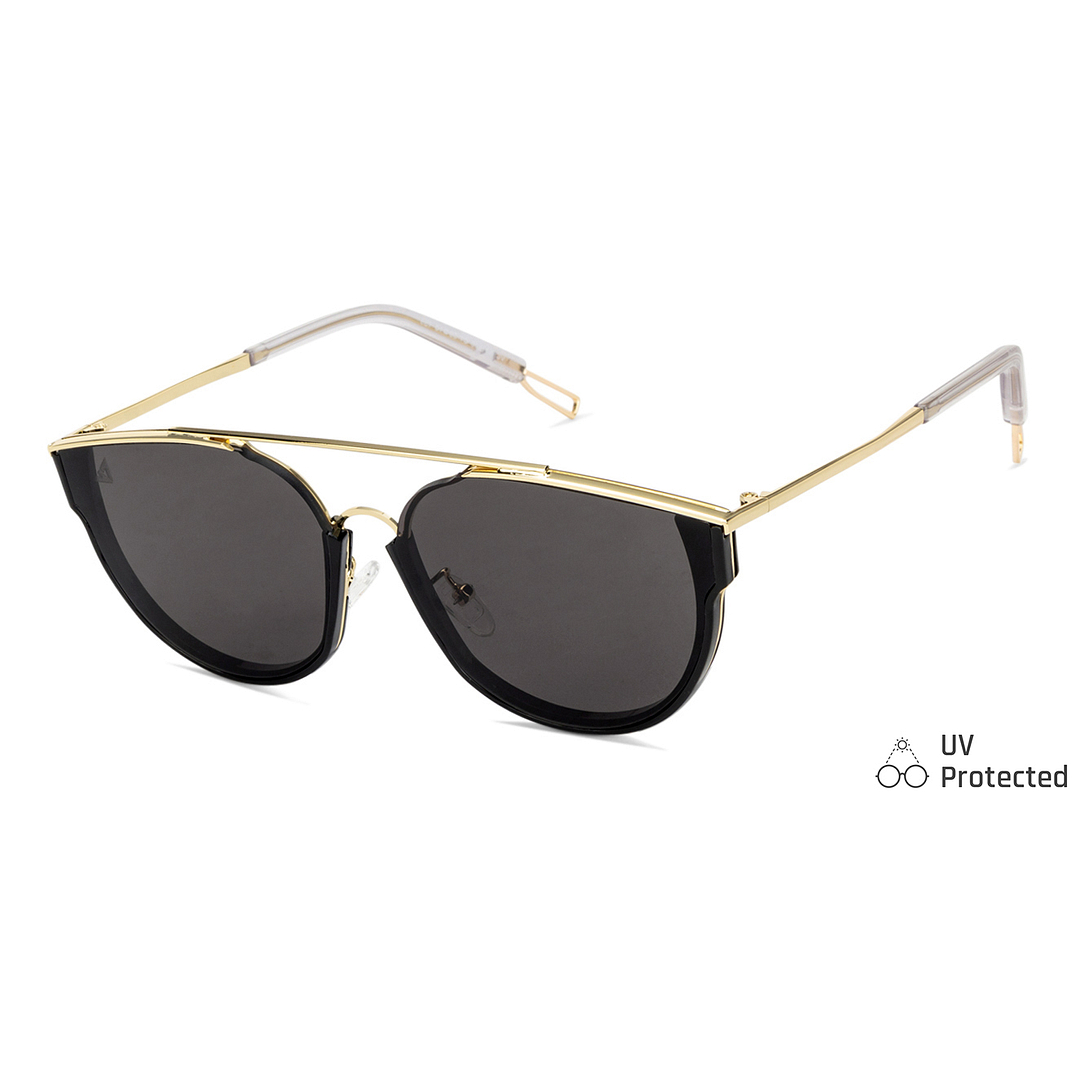 Vincent Chase Online Gold Full Rim Clubmaster right side