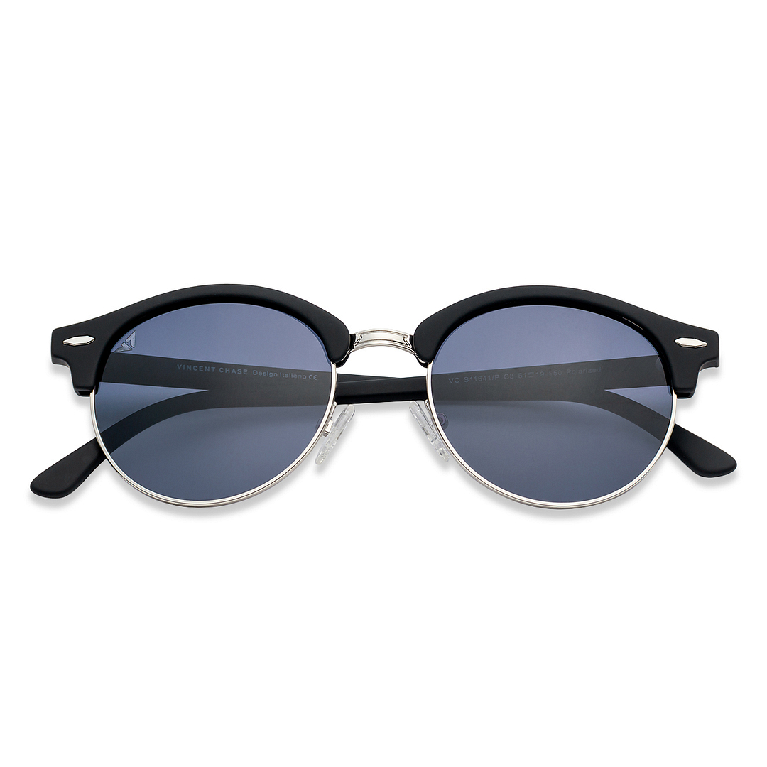 Vincent Chase Online Black Full Rim Clubmaster left side