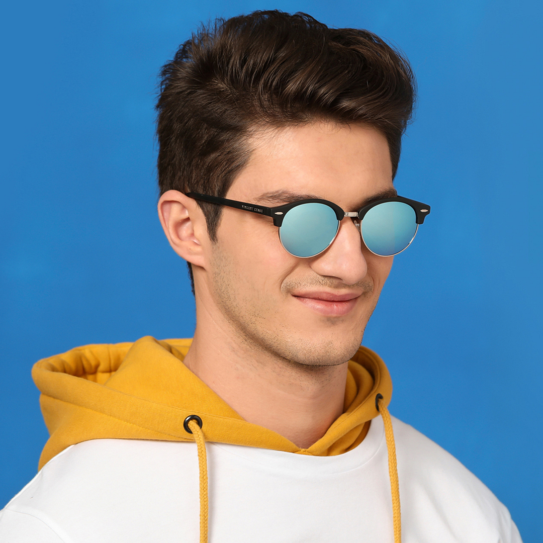 Vincent Chase Online Black Full Rim Clubmaster right side