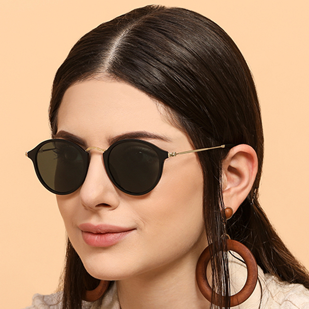 Vincent Chase Online Black Full Rim Round right side