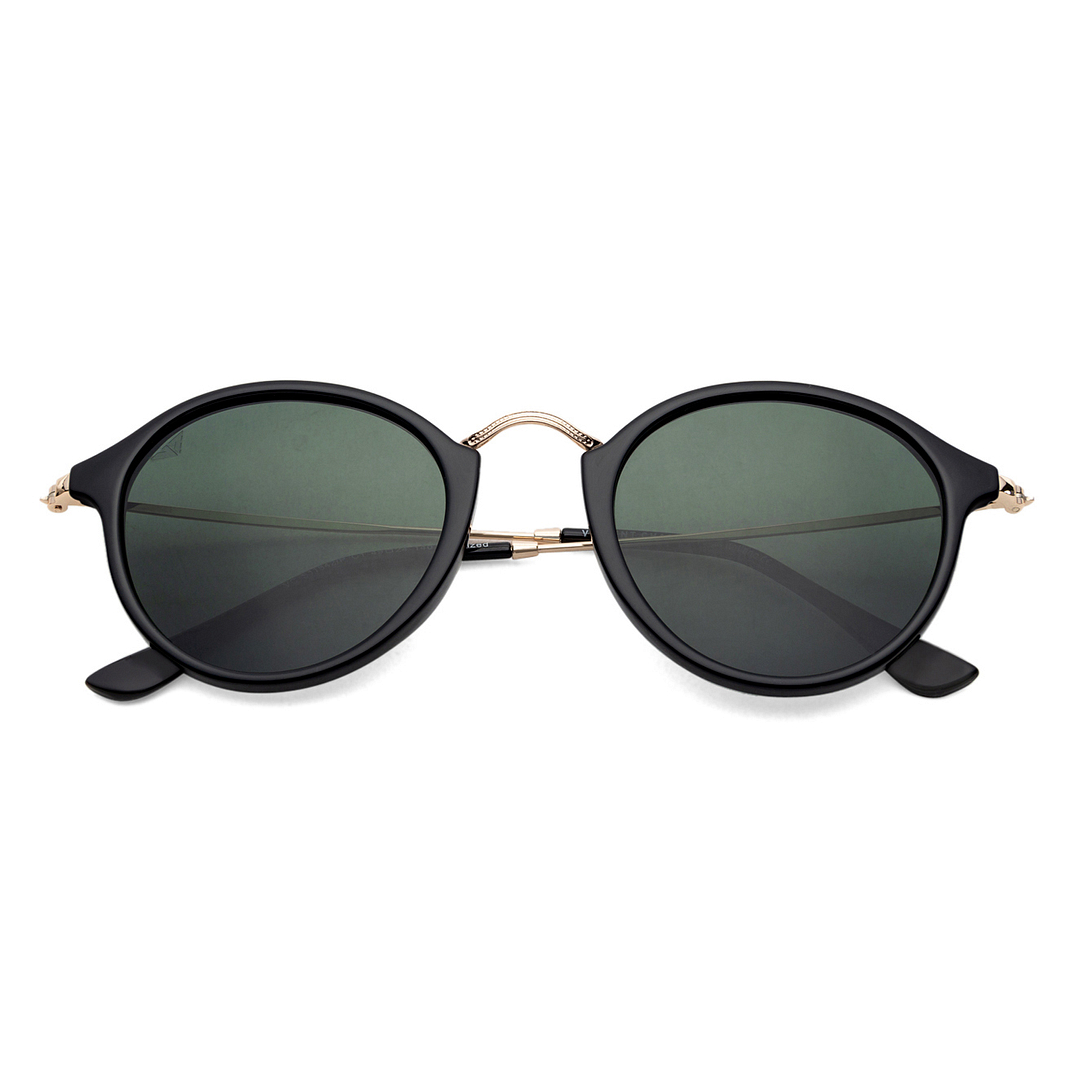 Vincent Chase Online Black Full Rim Round left side