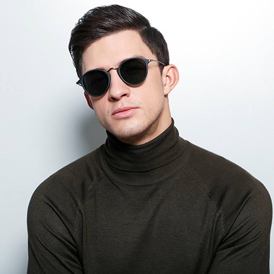 Vincent Chase Online Black Full Rim Round right side
