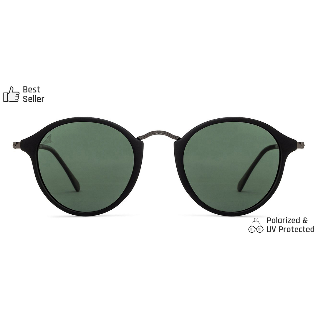 Vincent Chase Online Black Full Rim Round left side