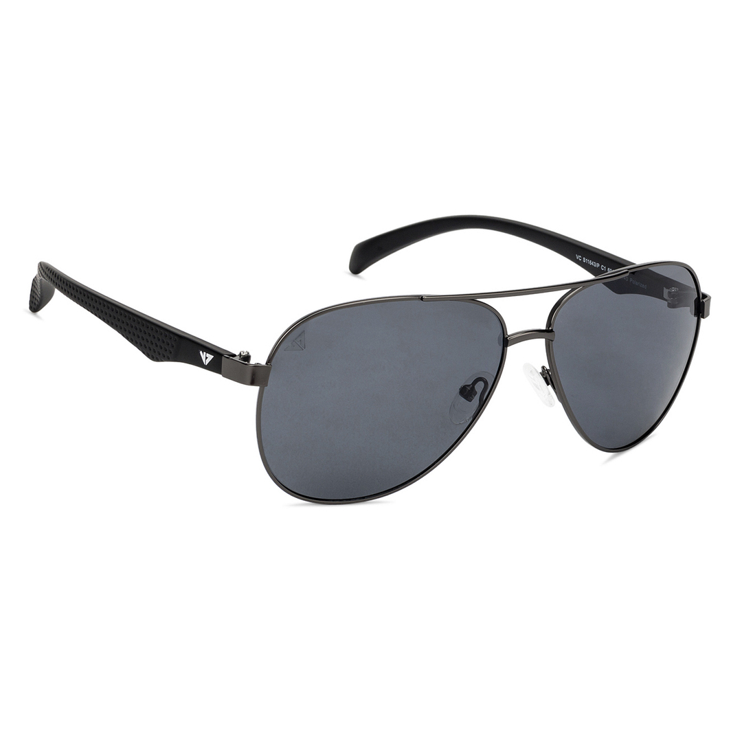 Vincent Chase Online Gunmetal Full Rim Aviator right side
