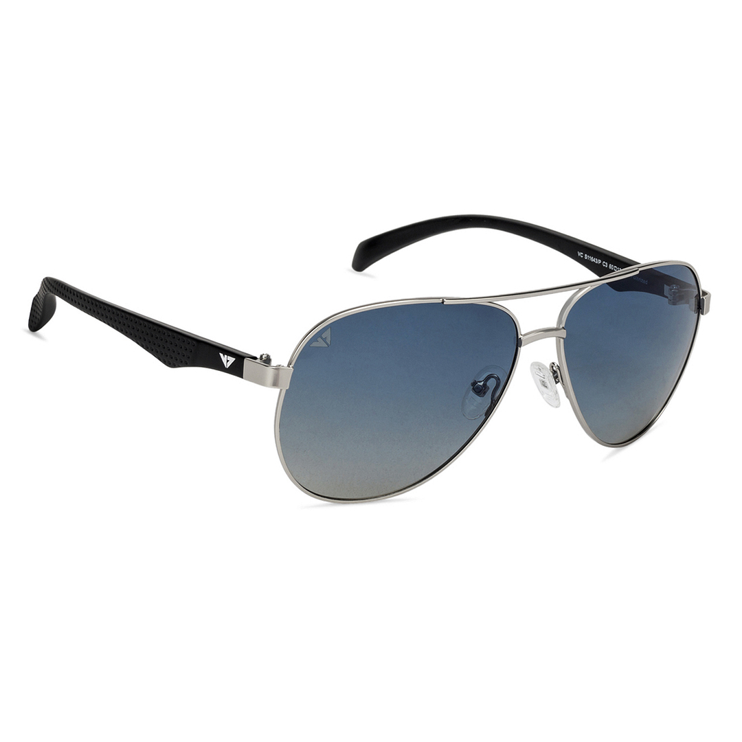 Vincent Chase Online Silver Full Rim Aviator right side