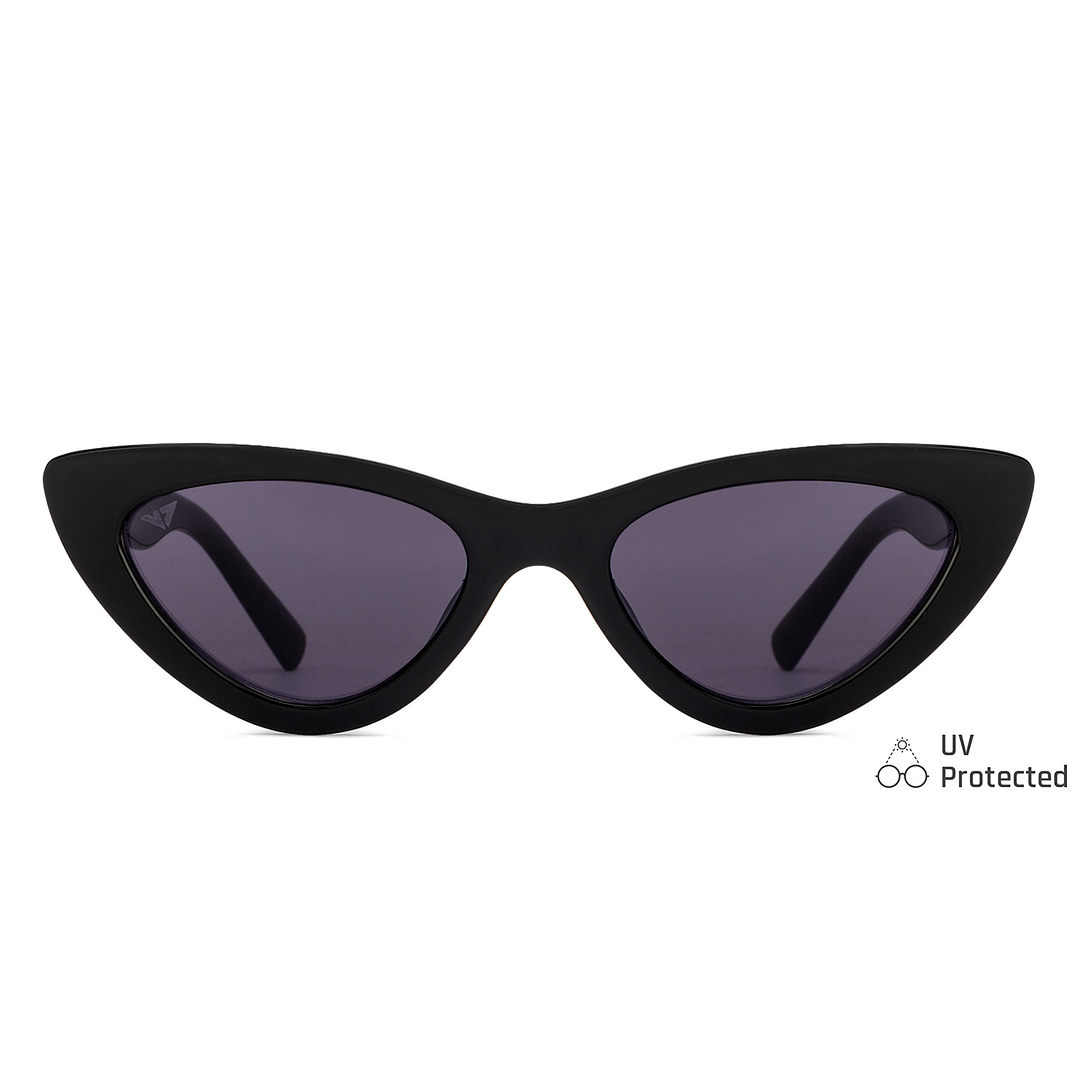 Vincent Chase Online Black Full Rim Cat Eye left side