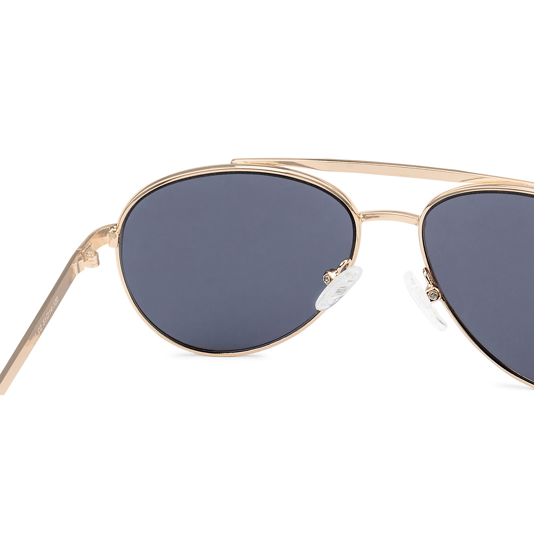 Hooper Gold Full Rim Aviator left side
