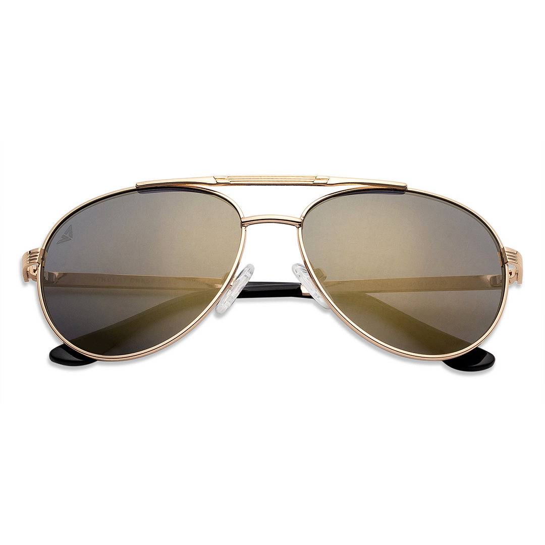 Hooper Gold Full Rim Aviator right side