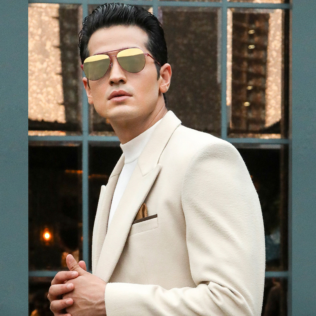 Vincent Chase Online Pink Full Rim Aviator right side