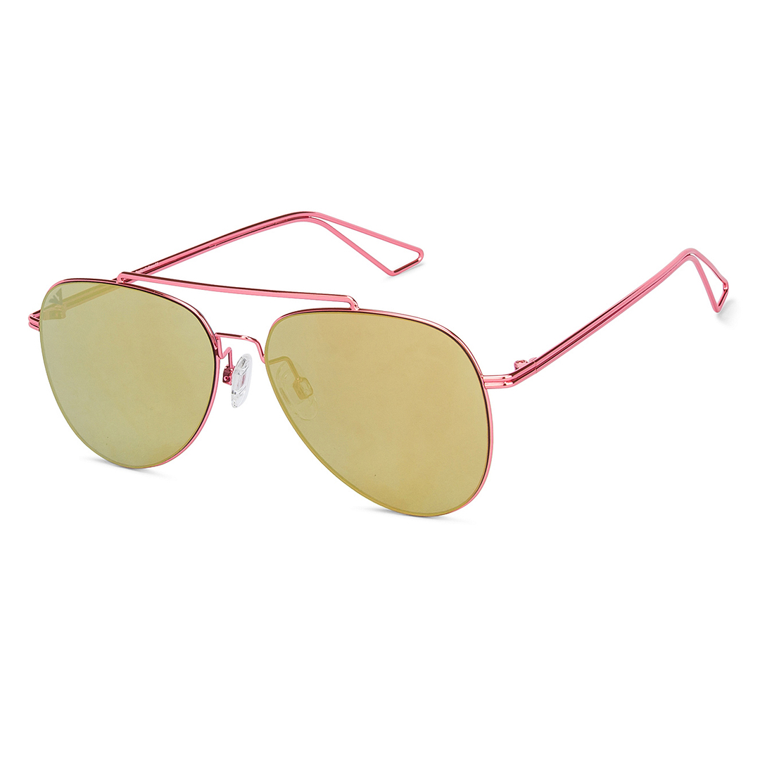Vincent Chase Online Pink Full Rim Aviator right side