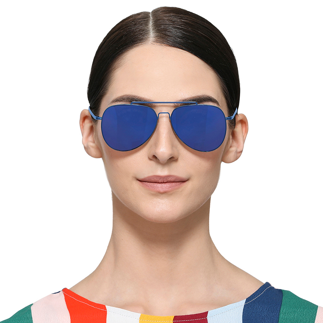 Vincent Chase Online Blue Full Rim Aviator right side