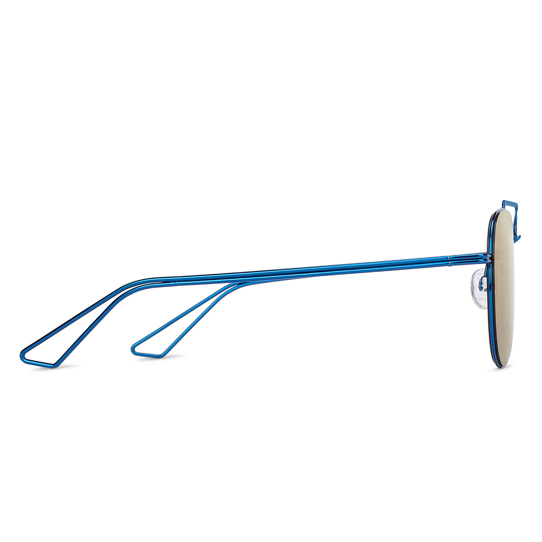 Vincent Chase Online Blue Full Rim Aviator right side