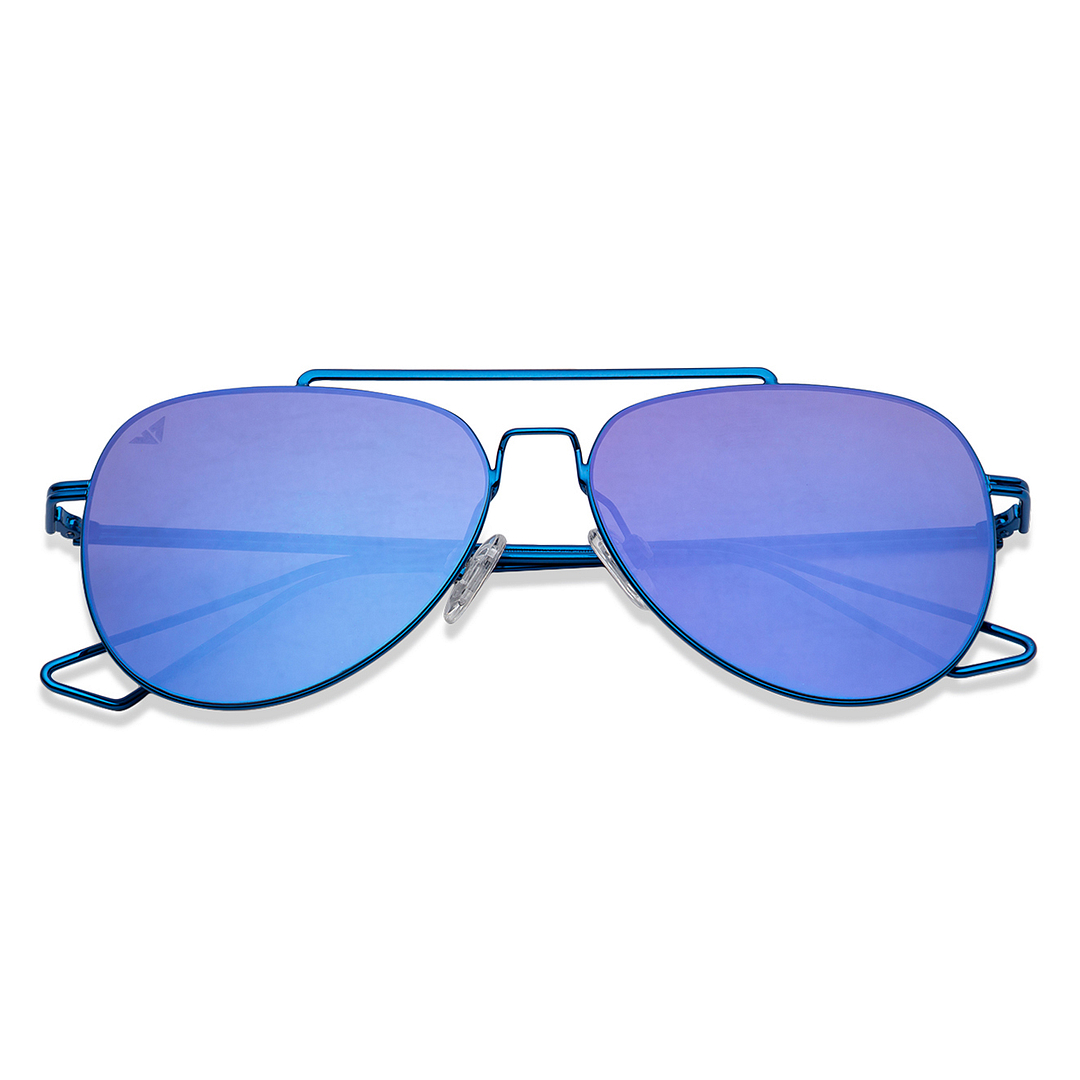 Vincent Chase Online Blue Full Rim Aviator right side