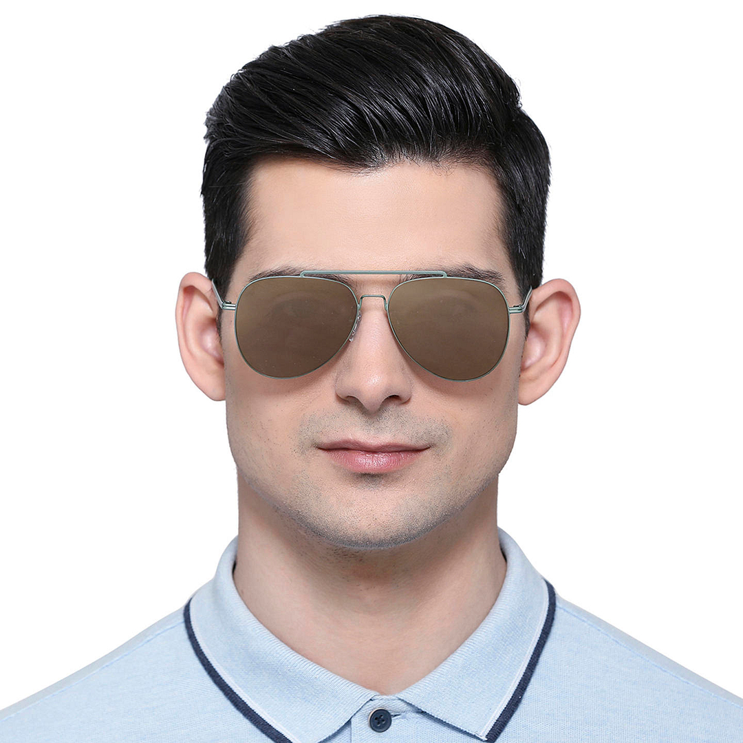 Vincent Chase Online Green Full Rim Aviator right side