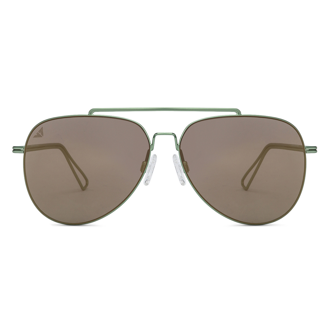 Vincent Chase Online Green Full Rim Aviator left side