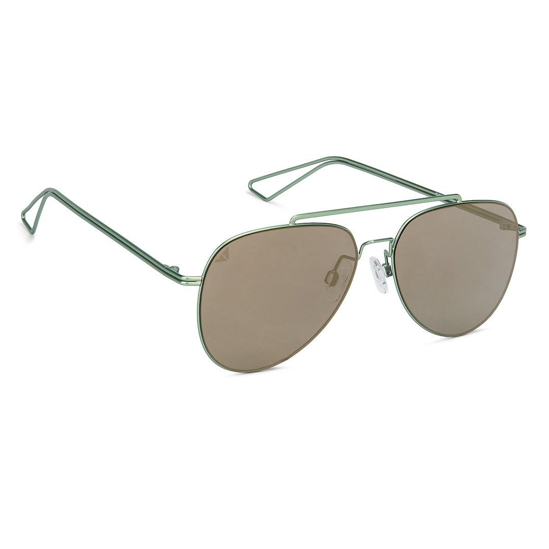 Vincent Chase Online Green Full Rim Aviator right side