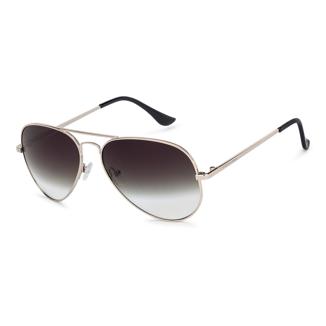 Vincent Chase Online Gold Full Rim Aviator right side