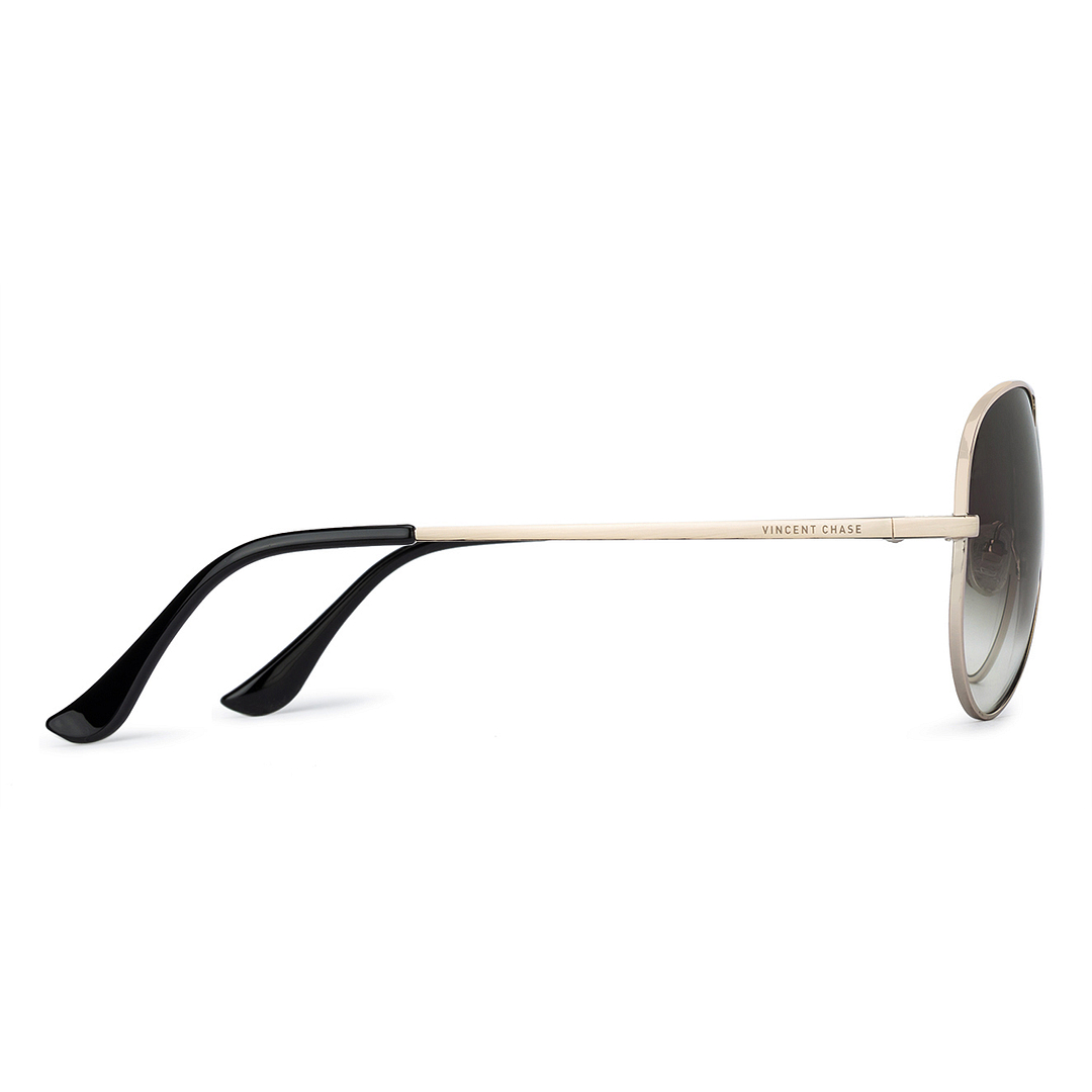 Vincent Chase Online Gold Full Rim Aviator right side