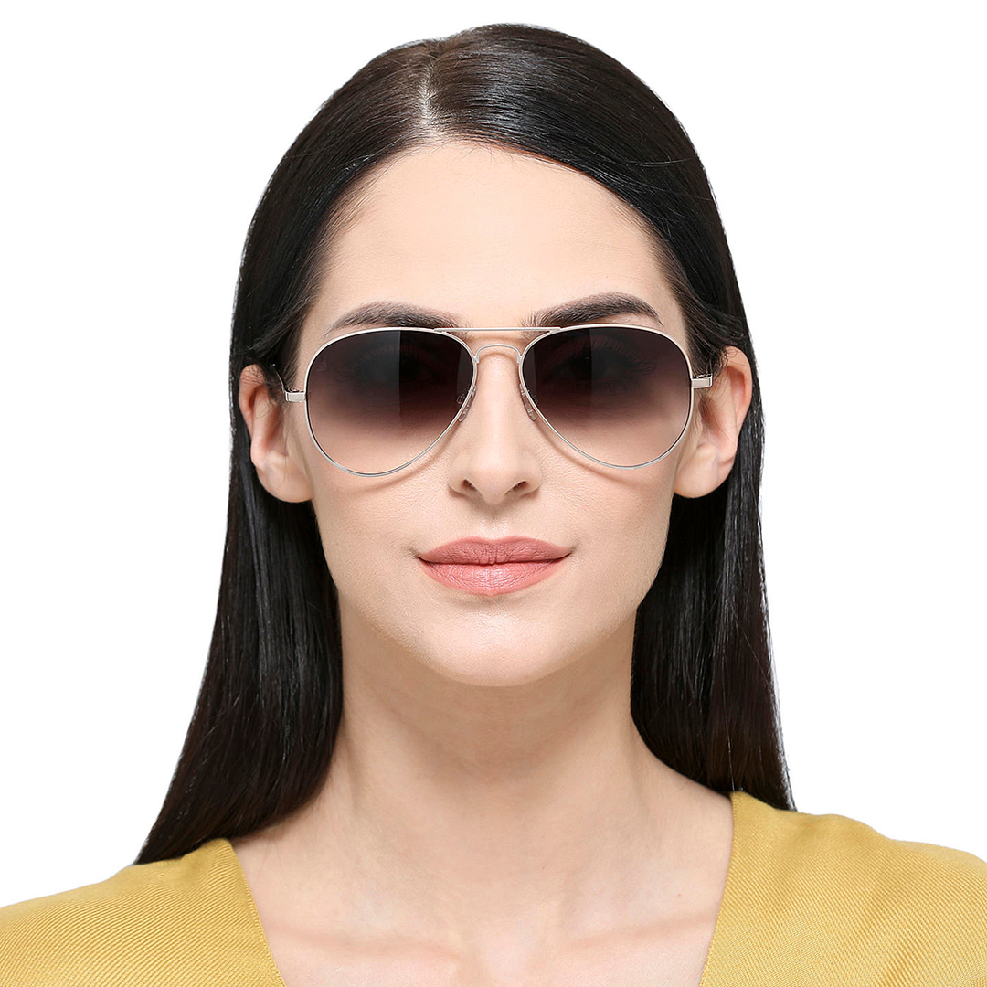 Vincent Chase Online Gold Full Rim Aviator left side