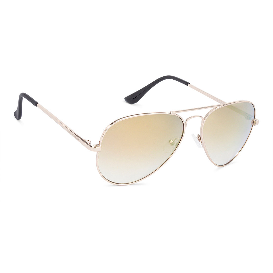 Vincent Chase Online Gold Full Rim Aviator left side