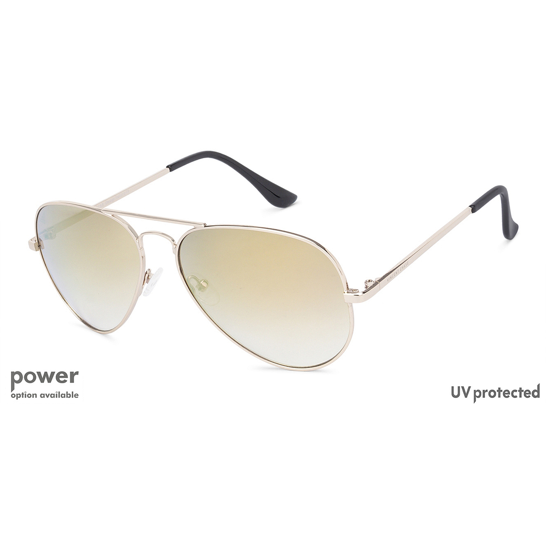 Vincent Chase Online Gold Full Rim Aviator right side